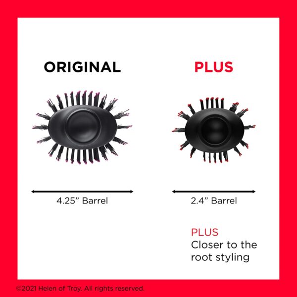 REVLON One-Step Volumizer Original 1.0 Hair Dryer and Hot Air Brush, Black - Image 3