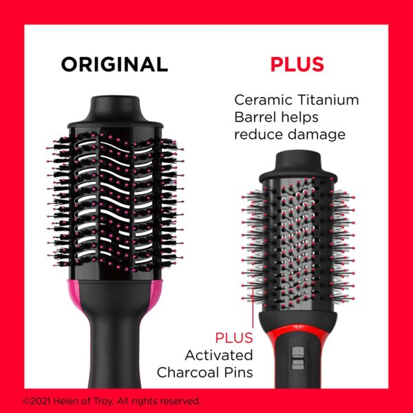 REVLON One-Step Volumizer Original 1.0 Hair Dryer and Hot Air Brush, Black - Image 4