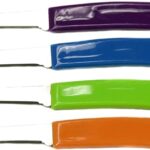 Chef Craft Select Paring Knife, 2.5 inch blade 6 inches in length 4 piece set, Assorted