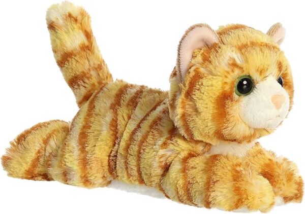 Aurora® Adorable Mini Flopsie™ Ginger Cat™ Stuffed Animal - Playful Ease - - Image 3