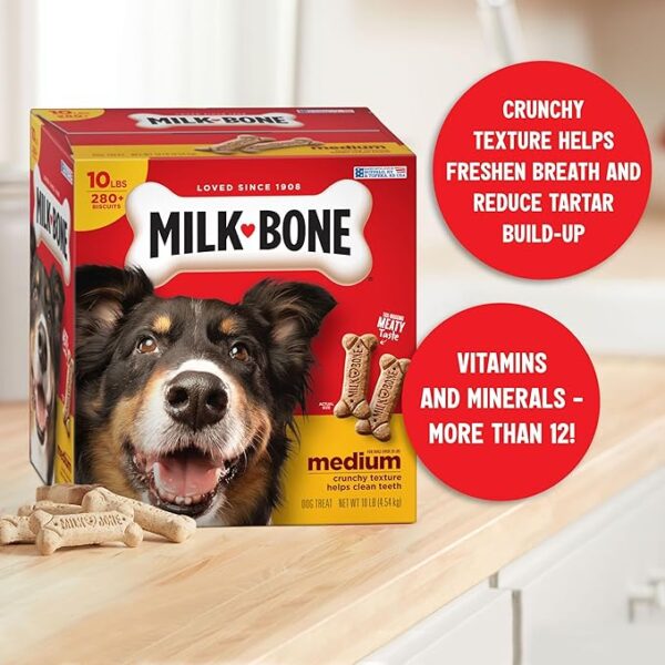 Milk-Bone Original Dog Treats Biscuits for Medium Dogs, 10 Pound - Image 4